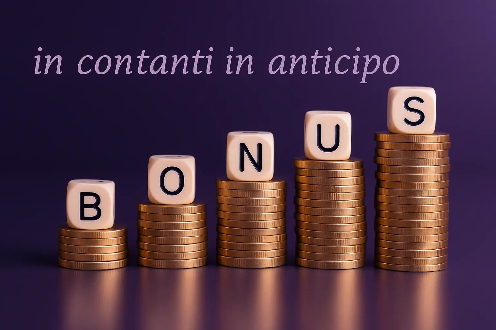 Bonus in contanti in anticipo