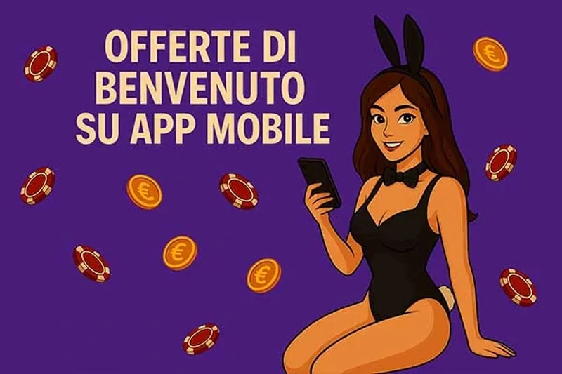 Offerte di benvenuto su app mobile