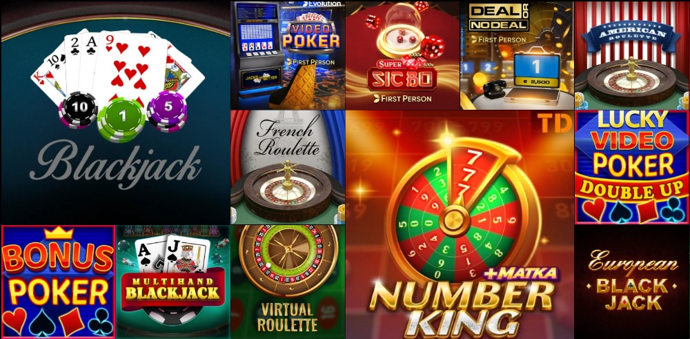 Giochi da tavolo su Gratowin Casino Giochi da tavolo su Gratowin Casino