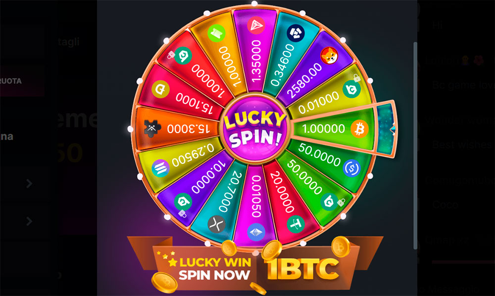 Bonus senza deposito al casinò BC.Game BC.Game casinò Bonus senza deposito