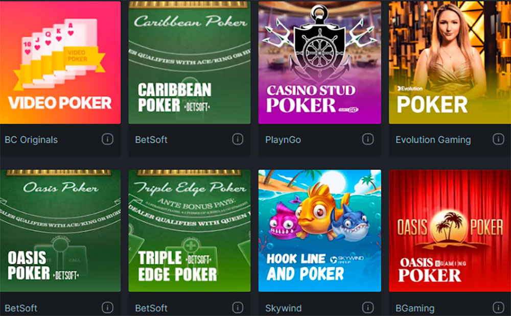 Poker al casinò BC.Game BC.Game casinò Poker