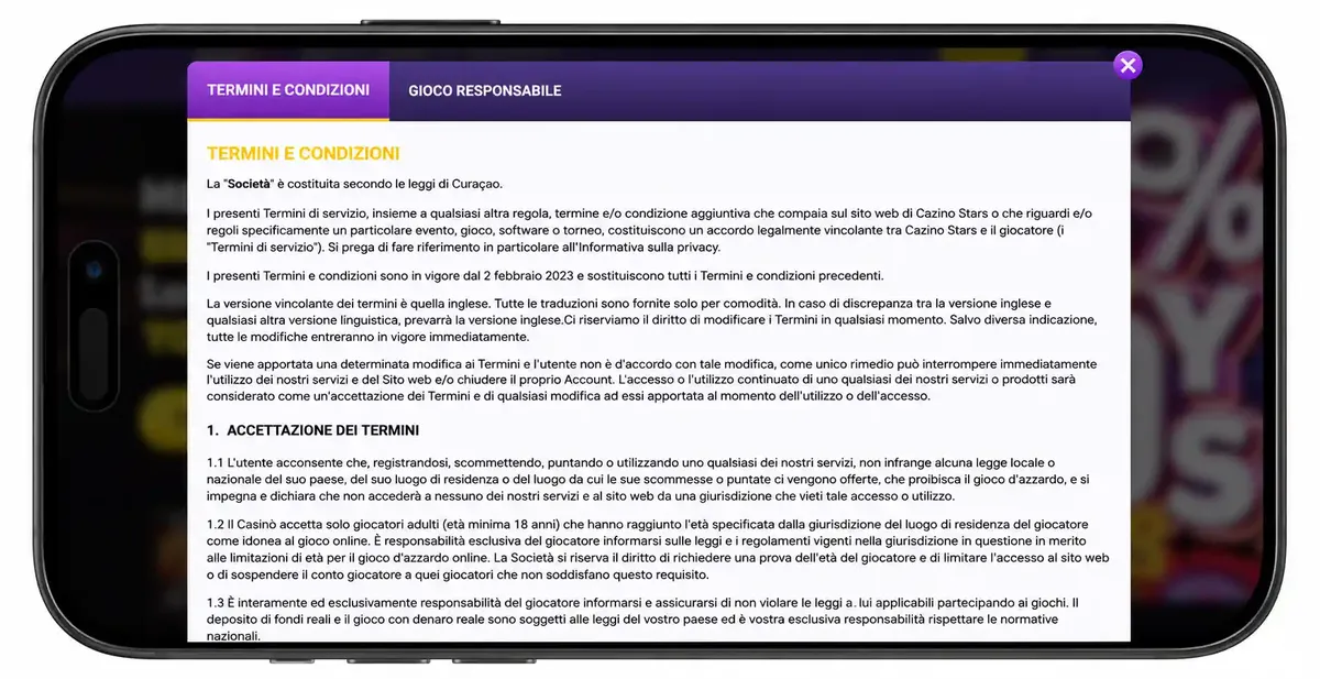 Sicurezza CazinoStars Casino e protezione dei giocatori