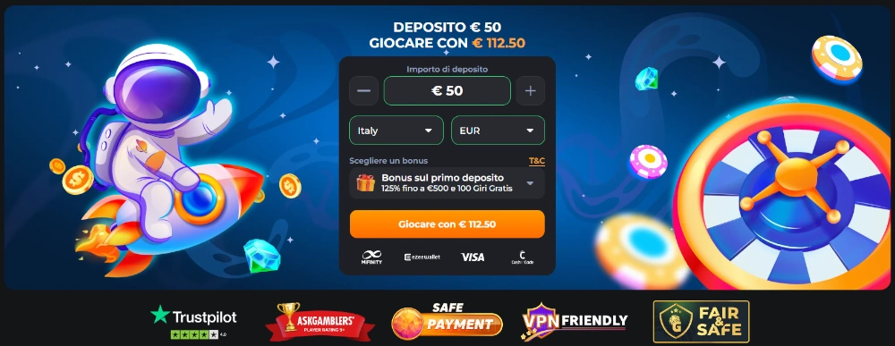 Recensione di CosmicSlot Casino Recensione di CosmicSlot Casino