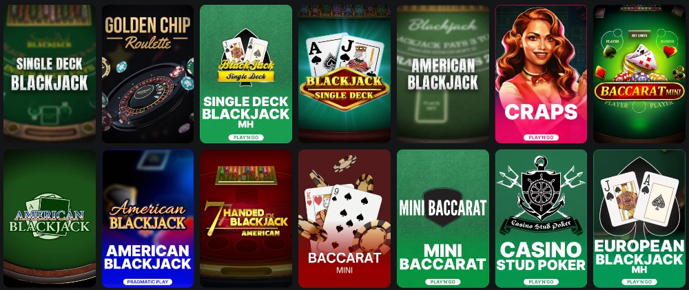 Giochi da tavolo su CosmicSlot Casino Giochi da tavolo su CosmicSlot Casino