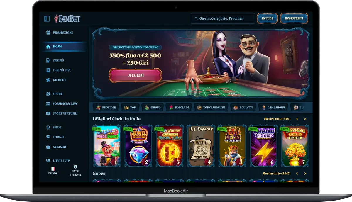 Fambet Casino in Italia