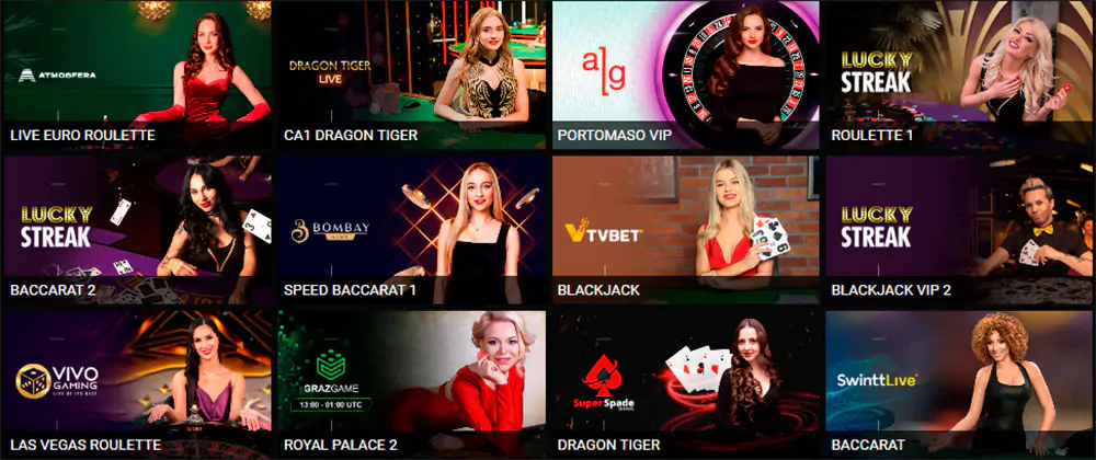 Megapari Casino live Casinò dal vivo Megapari