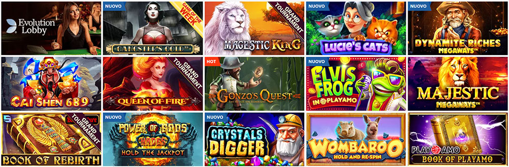 Giochi per soldi veri Casino PlayAmo PlayAmo giochi per soldi veri