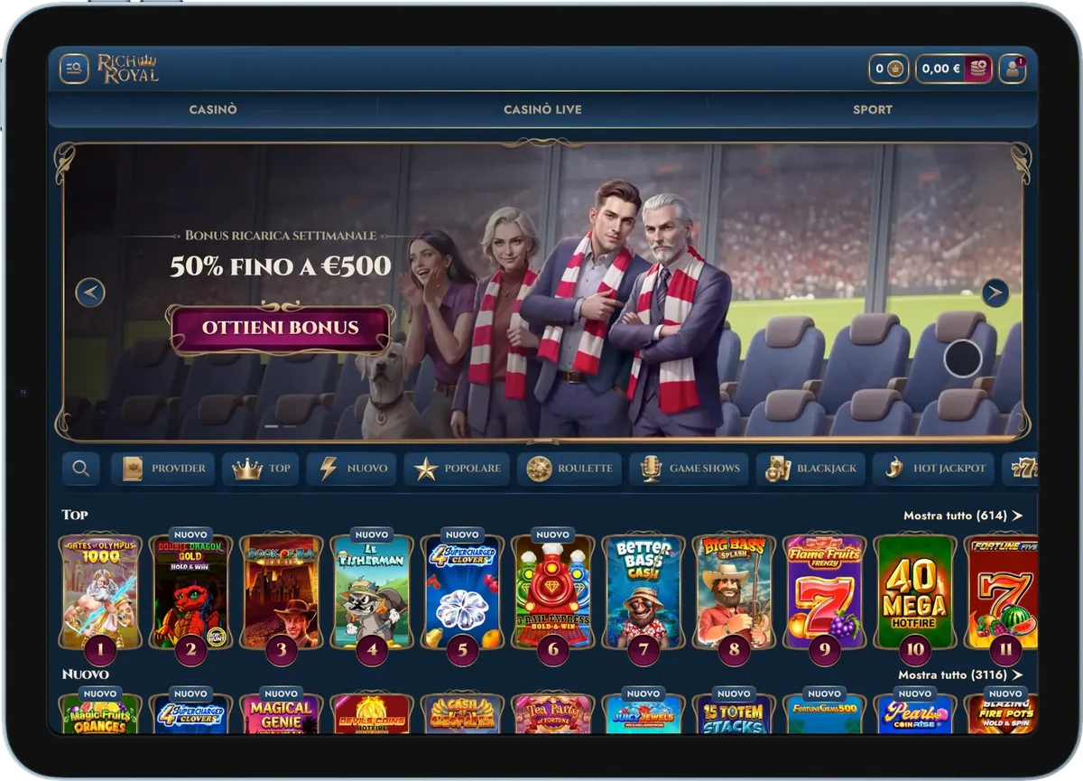 RichRoyal Casino in Italia