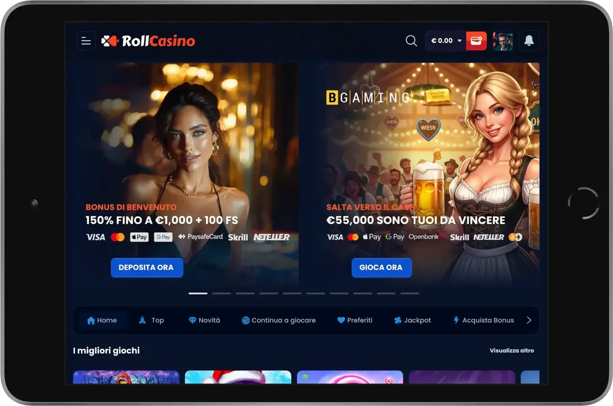 Roll Casino recensione con bonus, slot online e giochi disponibili