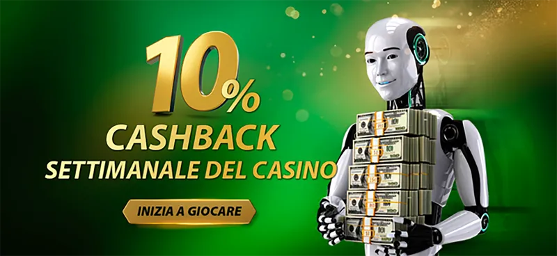 RX Casino Cashback – rimborso per aver giocato al casinò online