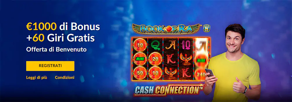 Bonus di benvenuto al Casinò StarVegas Casinò StarVegas Bonus di benvenuto