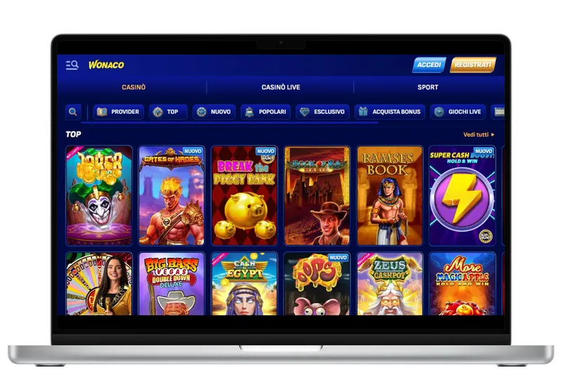 Casinò mobile Wonaco Wonaco Casinò Mobile