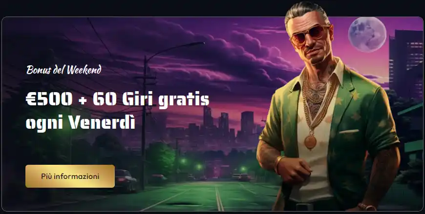 Bonus del weekend Gangsta Casino Gangsta Casino Bonus del weekend
