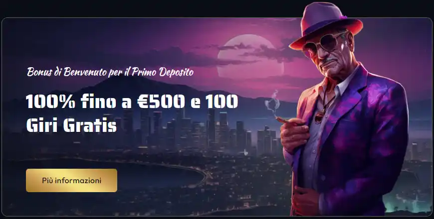 Pacchetto di benvenuto Gangsta Casino Gangsta Casino Pacchetto di benvenuto