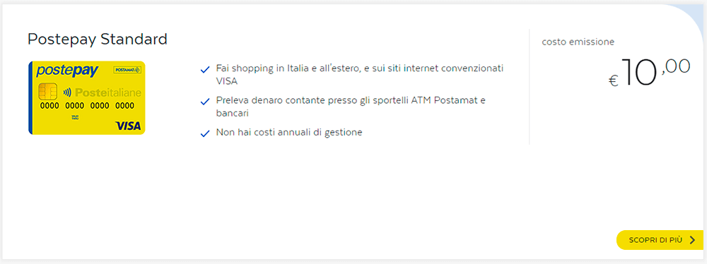 Postepay carta prepagata Postepay carta prepagata