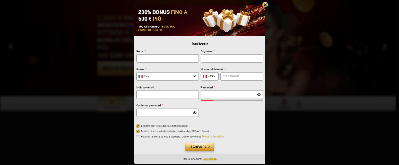 Unique Casino Registrazione Registrazione Unique Casino